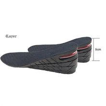 Load image into Gallery viewer, Unisex Height Increase Air Cushion 3-9cm Height Adjustable Cut Shoe Heel Insert Makes You Taller Foot Shoes Support
