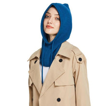 Load image into Gallery viewer, Unisex Knit Scarf Hood Hat Winter Women Cashmere Beanie Bonnet Lady Wool Neck Protect Balaclava Skellies Men Hooded Fashion Balaclava Shawl Women Winter Hat Soft Knitted Hooded Neck Collar Cap Beanie Hat Warm Scarf Unisex Bonnet Hooded Sc
