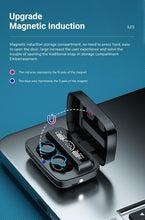 Load image into Gallery viewer, Unisex Lightweight Wireless Headphones Bluetooth 5.1 Headphones Waterproof Sport Earphone Headset Bluetooth Earpiece Sports Headphones Wireless Wearable Music Player Sweatproof Workout Portable Headphones LED Smart Screen Display Design
