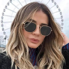 Load image into Gallery viewer, Unisex Luxury Summer Square Men Sunglasses UV400 Sun Glasses Women Metal Frame Glasses Ladies Eyewear
