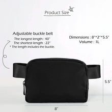 Load image into Gallery viewer, Unisex Mini Belt Bag with Adjustable Straps Small Belt Bag
