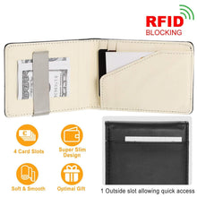Load image into Gallery viewer, Unisex PU Leather Wallet RFID Blocking
