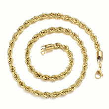 Load image into Gallery viewer, European Classic Twist Necklace Rope Chain
