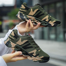 Load image into Gallery viewer, Unisex Running Sport Outdoor Sneakers Breathable Women Camouflage Green Walking Jogging Sneakers Fashion Lightweight Running Casual Sneakers For Workout
