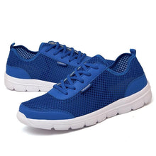 Load image into Gallery viewer, Unisex Summer Sneakers Breathable Casual Shoes Couple Fashion Lace Up Mens Mesh Flats Comfortable Walking Footwear Fashion New Lightweight Casual  Sneakers
