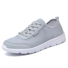 Load image into Gallery viewer, Unisex Summer Sneakers Breathable Casual Shoes Couple Fashion Lace Up Mens Mesh Flats Comfortable Walking Footwear Fashion New Lightweight Casual  Sneakers
