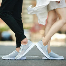 Load image into Gallery viewer, Unisex Summer Sneakers Breathable Casual Shoes Couple Fashion Lace Up Mens Mesh Flats Comfortable Walking Footwear Fashion New Lightweight Casual  Sneakers
