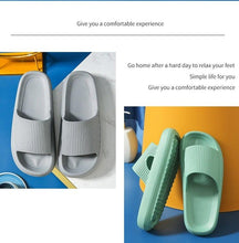 Load image into Gallery viewer, Unisex Thicker Comfortable Slippers For Men And Women Home Bathroom Bath Couple Thick Bottom Home Slippers Soft Sole Slide Sandals Leisure Shower Quick Drying Bathroom Non-Slip Massage Pool Gym House Slipper
