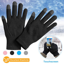 Load image into Gallery viewer, Unisex Winter Knit Gloves Touchscreen
