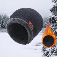 Load image into Gallery viewer, Unisex Winter Scarf Warm Beanies Breathable Hats One Size For Boys Modern Design Cap And Scarf Sets
