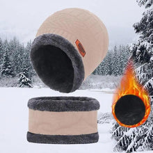 Load image into Gallery viewer, Unisex Winter Scarf Warm Beanies Breathable Hats One Size For Boys Modern Design Cap And Scarf Sets
