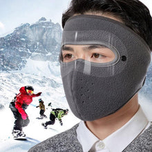 Load image into Gallery viewer, Unisex Winter Warm Mask Face Shield Cycling Caps for Outdoor Fishing Breathable Mask with HD Anti-fog Goggles Fleece Warm Scarf Sport Bandana Scarf Fishing Cycling Hiking Face Cover Neck Balaclava Neck Gaiter Warmer Face Mask
