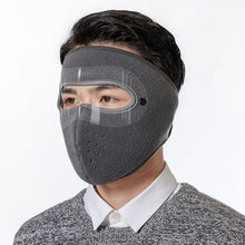 Load image into Gallery viewer, Unisex Winter Warm Mask Face Shield Cycling Caps for Outdoor Fishing Breathable Mask with HD Anti-fog Goggles Fleece Warm Scarf Sport Bandana Scarf Fishing Cycling Hiking Face Cover Neck Balaclava Neck Gaiter Warmer Face Mask
