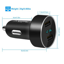 Load image into Gallery viewer, Universal 15W/3.1A Dual USB Car Charger
