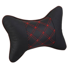 Load image into Gallery viewer, Universal Car Neck Pillows PVC Leather Breathable Mesh Auto Car Neck Rest Headrest Cushion Headrest Pillow Pillow Neck Pillows PU &amp; Cloth Excellent Durability Auto Safety Car Headrest Breathe Seat Head Neck Rest Pillow Universal Fit For All Vehicles
