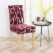 Load image into Gallery viewer, Universal Chair Cover Removable Washable Seat Chair Covers Protector Slipcovers For Hotel Banquet Restaurant Dining Room Cover Stretch Polyester Parsons Chair Slipcover Removable Washable Kitchen Chair Protector
