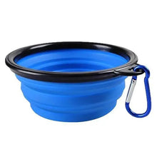 Load image into Gallery viewer, Universal Colorful Collapsible Silicone Dog Food Water Bowl Foldable Cup Dish For Pet Portable Travel Bowl For Dog
