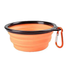 Load image into Gallery viewer, Universal Colorful Collapsible Silicone Dog Food Water Bowl Foldable Cup Dish For Pet Portable Travel Bowl For Dog
