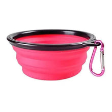 Load image into Gallery viewer, Universal Colorful Collapsible Silicone Dog Food Water Bowl Foldable Cup Dish For Pet Portable Travel Bowl For Dog
