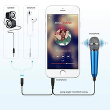 Load image into Gallery viewer, Uniwit Mini Portable Vocal/Instrument Microphone
