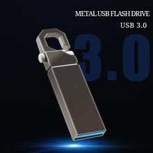 Load image into Gallery viewer, USB 3.0 Metal Pen Drive 8GB 16GB 32GB 64GB USB Flash Drive Flash Stick Disk On Key 3.0 Memory Stick Dual Memory Stick for Laptop PC Mac Computer Car Audio Projector
