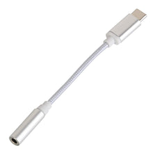 Load image into Gallery viewer, USB-C Type C Adapter Port to 3 .5mm Aux Audio Jack
