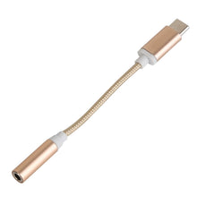 Load image into Gallery viewer, USB-C Type C Adapter Port to 3 .5mm Aux Audio Jack
