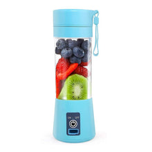 Load image into Gallery viewer, USB Electric Juicer Mini Portable Blender Electric Usb Juice Maker Juicer Bottle Blender Grinder Mixer Rechargeable Juicer Bottle Fruit Mixers Fruit Extractors Multifunction Juice Maker Machine Blender Smoothies
