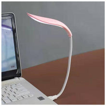 Load image into Gallery viewer, USB LED Read Study Work Desk Plug-in Light Lamp Touch Telescopic Portable Foldable Light Night Light Eye Protection Desk Light Decorative Table Lamp Cute Study Lamps for Bedroom Décor

