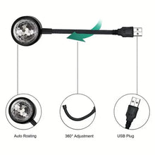 Load image into Gallery viewer, USB Music Rhythm Magic Stage Effect Projection Lamp
