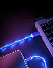 Load image into Gallery viewer, USB Phone  Magnet Phone Charger Cord Cable Car Phone Charger Mobile USB Magnetic Cable Micro USB Phones Cable Car Data Line Streamer Data Cable Fast Charging 360 Degree Magnetic USB Magnetic Cable Micro USB Magnet Phone Charger Cord
