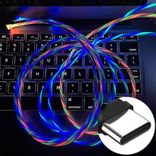 Load image into Gallery viewer, USB Phone  Magnet Phone Charger Cord Cable Car Phone Charger Mobile USB Magnetic Cable Micro USB Phones Cable Car Data Line Streamer Data Cable Fast Charging 360 Degree Magnetic USB Magnetic Cable Micro USB Magnet Phone Charger Cord
