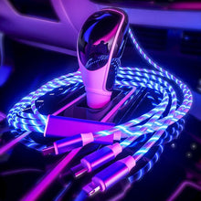 Load image into Gallery viewer, USB Phone  Magnet Phone Charger Cord Cable Car Phone Charger Mobile USB Magnetic Cable Micro USB Phones Cable Car Data Line Streamer Data Cable Fast Charging 360 Degree Magnetic USB Magnetic Cable Micro USB Magnet Phone Charger Cord
