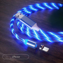 Load image into Gallery viewer, USB Phone  Magnet Phone Charger Cord Cable Car Phone Charger Mobile USB Magnetic Cable Micro USB Phones Cable Car Data Line Streamer Data Cable Fast Charging 360 Degree Magnetic USB Magnetic Cable Micro USB Magnet Phone Charger Cord
