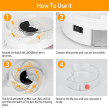 Load image into Gallery viewer, USB powered Electric Fly Trap Automatic Flycatcher
