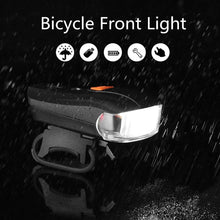 Load image into Gallery viewer, USB Rechargeable Headlight USB Flashlight Bike Bicycle 2LEDs 5modes Smart Sensor Super Bright Bike Light Front And Back Night Riding Spot lamp Electric Car Front Torch For Adults Kids Men Women
