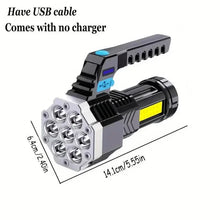 Load image into Gallery viewer, USB Rechargeable High Power LED Flashlight

