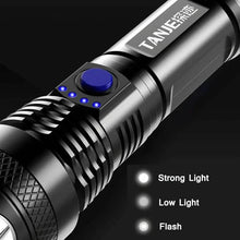 Load image into Gallery viewer, USB Rechargeable Strong Light Flashlight
