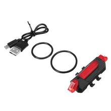 Load image into Gallery viewer, USB Rechargeable Waterproof Mountain Bike Lamp Warning Cycling Taillight Bike LED Headlight Tail Light Ultra Bright Bicycle LED Safety Light Waterproof Cycling Taillight For Electric Scooter
