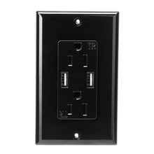 Load image into Gallery viewer, USB Wall Outlet Dual 2.4A USB Wall Charger
