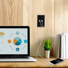Load image into Gallery viewer, USB Wall Outlet Dual 2.4A USB Wall Charger
