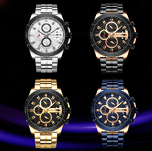 Load image into Gallery viewer, Men's Waterproof  Watch With Chronometers Day View And Fluorescent Hands Unique  Luxury Design  Perfect Gift
