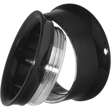 Load image into Gallery viewer, 9/16 Anodized Titanium Black Double Flare Screw Fit Tunnel Set of 2
