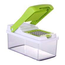 Load image into Gallery viewer, Vegetable Slicer Set with 3 Blades Stainless Steel Food Chopper
