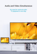 Load image into Gallery viewer, Vention DP To HDMI Adapter And 4K DP To HDMI Video Audio Converter for PC Laptop Projector Monitor
