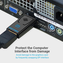 Load image into Gallery viewer, Vention DP To HDMI Adapter And 4K DP To HDMI Video Audio Converter for PC Laptop Projector Monitor
