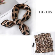 Load image into Gallery viewer, Versatile Square Silk Scarf For Women Fashionable Printed Small Neck Scarfs Office Lady Hair Band Foulard Hand For Female Bandana Shawl

