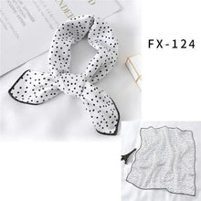 Load image into Gallery viewer, Versatile Square Silk Scarf For Women Fashionable Printed Small Neck Scarfs Office Lady Hair Band Foulard Hand For Female Bandana Shawl
