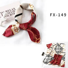 Load image into Gallery viewer, Versatile Square Silk Scarf For Women Fashionable Printed Small Neck Scarfs Office Lady Hair Band Foulard Hand For Female Bandana Shawl
