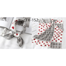 Load image into Gallery viewer, Versatile Square Silk Scarf For Women Fashionable Printed Small Neck Scarfs Office Lady Hair Band Foulard Hand For Female Bandana Shawl
